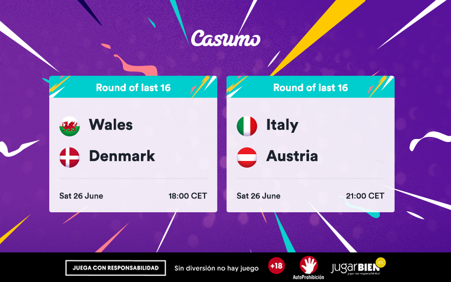 Pronósticos Eurocopa 2021: Sábado 26/06 Italia - Austria y mucho más