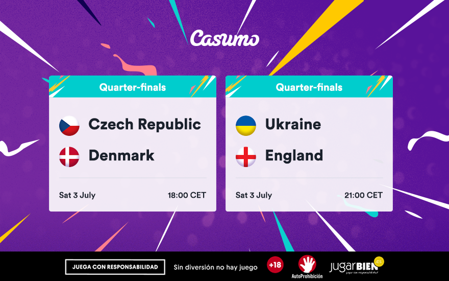 Pronósticos Eurocopa 2021. Sábado 03/07: Ucrania-Inglaterra y mucho más
